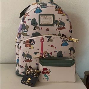 Disney Princess Landscape Loungefly w/wallet